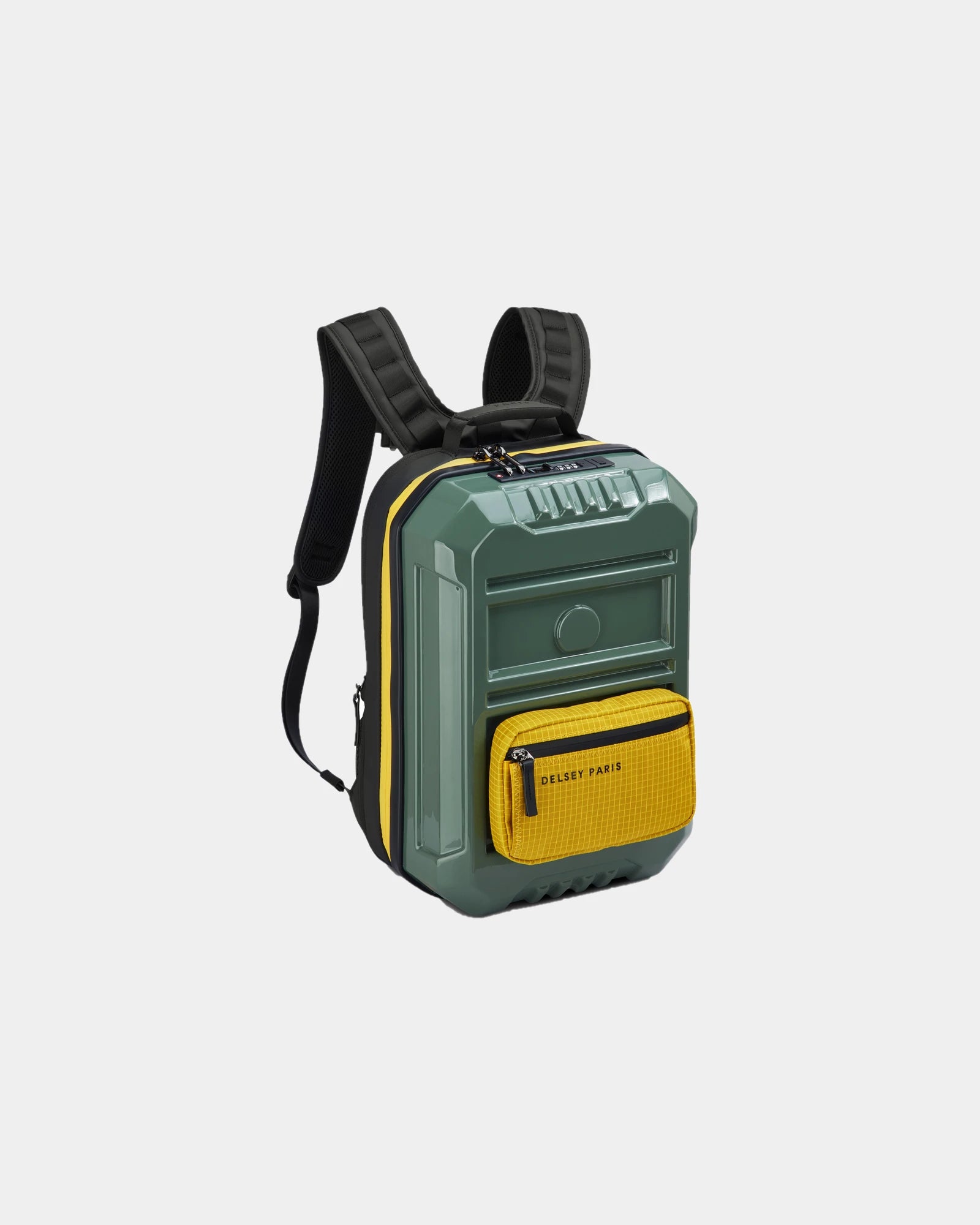 Zaino policarbonato Delsey Rempart 2.0 da personalizzare - Verde militare